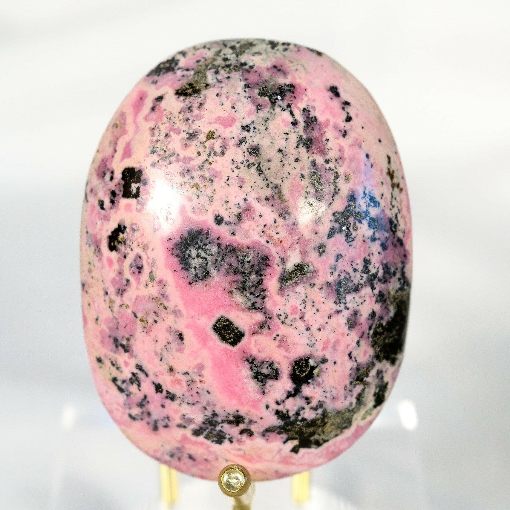 Rhodonite Palmstone Healing Crystal.