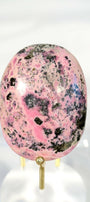 Rhodonite Palmstone Healing Crystal.