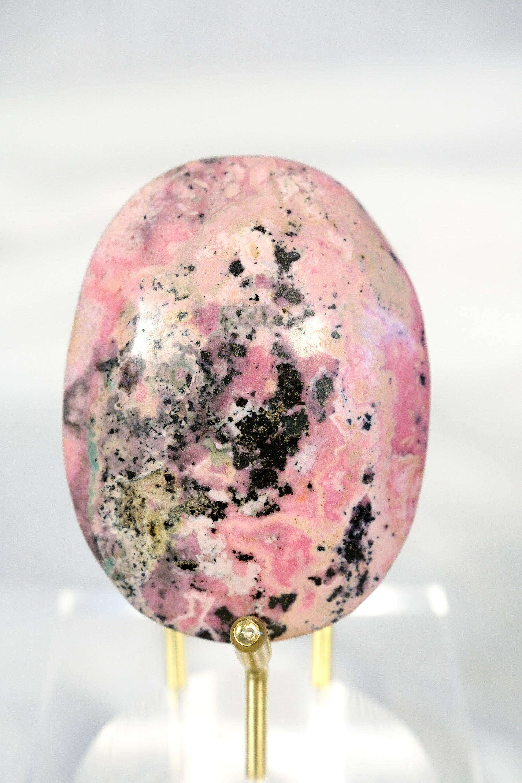 Rhodonite Palmstone Healing Crystal.