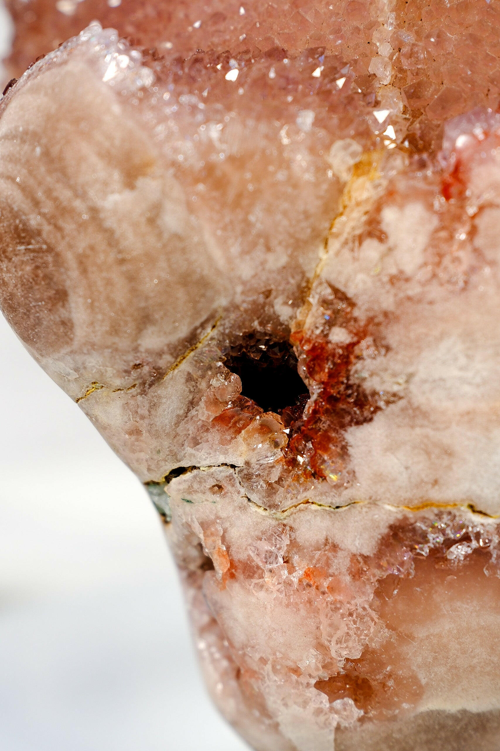Pink Amethyst on Stand Healing Crystal.