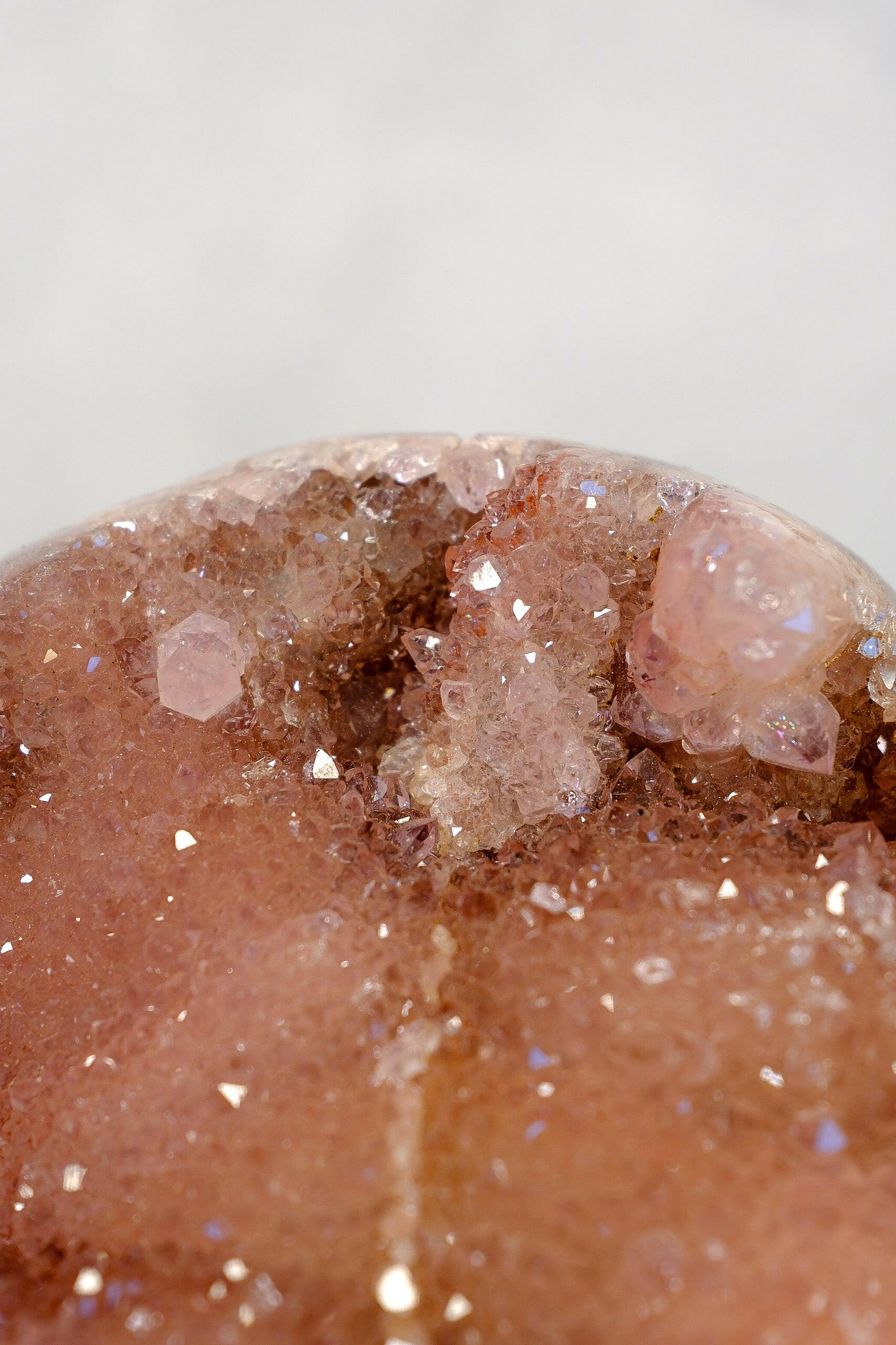 Pink Amethyst on Stand Healing Crystal.