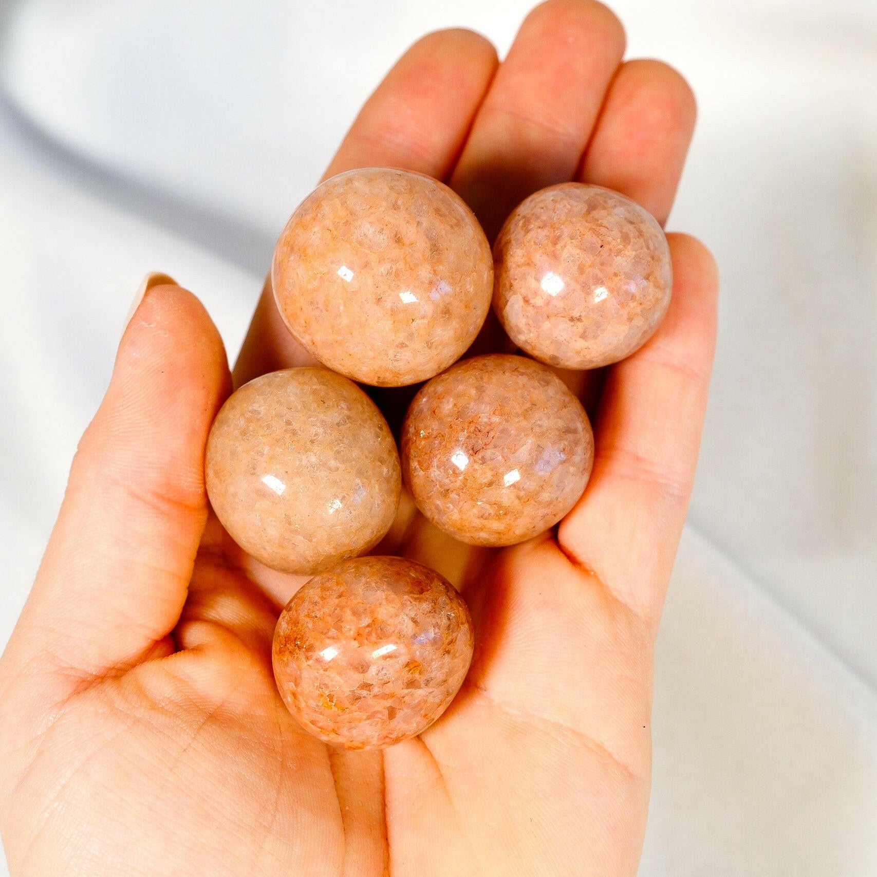 Raspberry Quartz Tumble Healing Crystal.