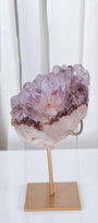 Pink Amethyst Cluster on Stand