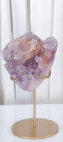 Pink Amethyst Cluster on Stand