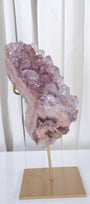 Pink Amethyst Cluster on Stand