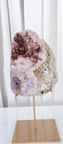 Pink Amethyst Cluster on Stand