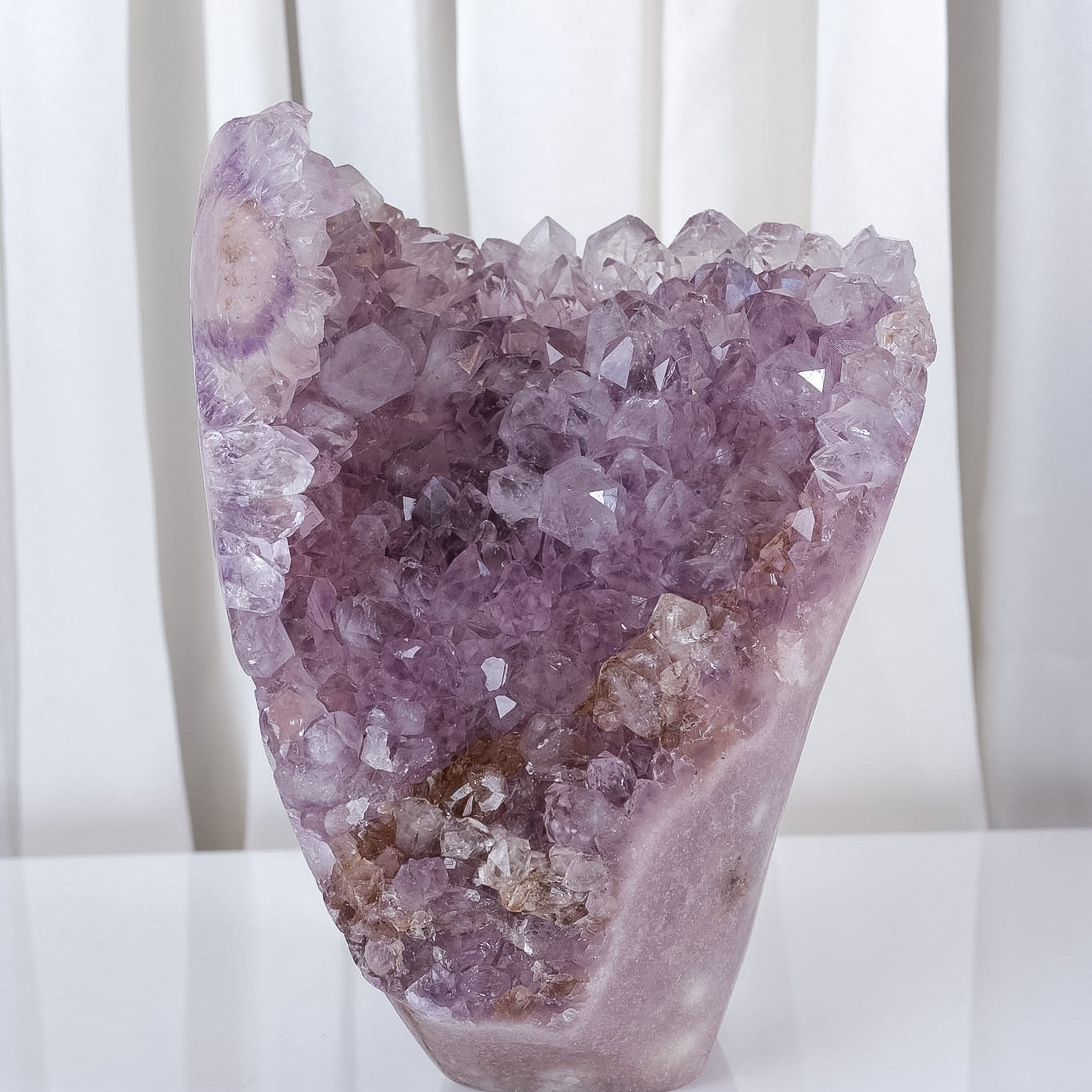 Pink Amethyst Cutbase Cluster