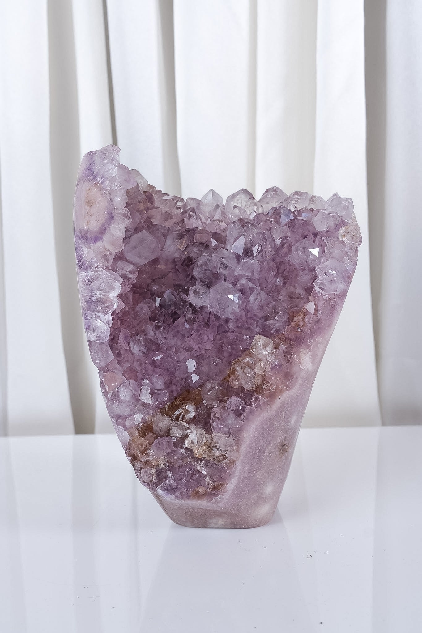 Pink Amethyst Cutbase Cluster