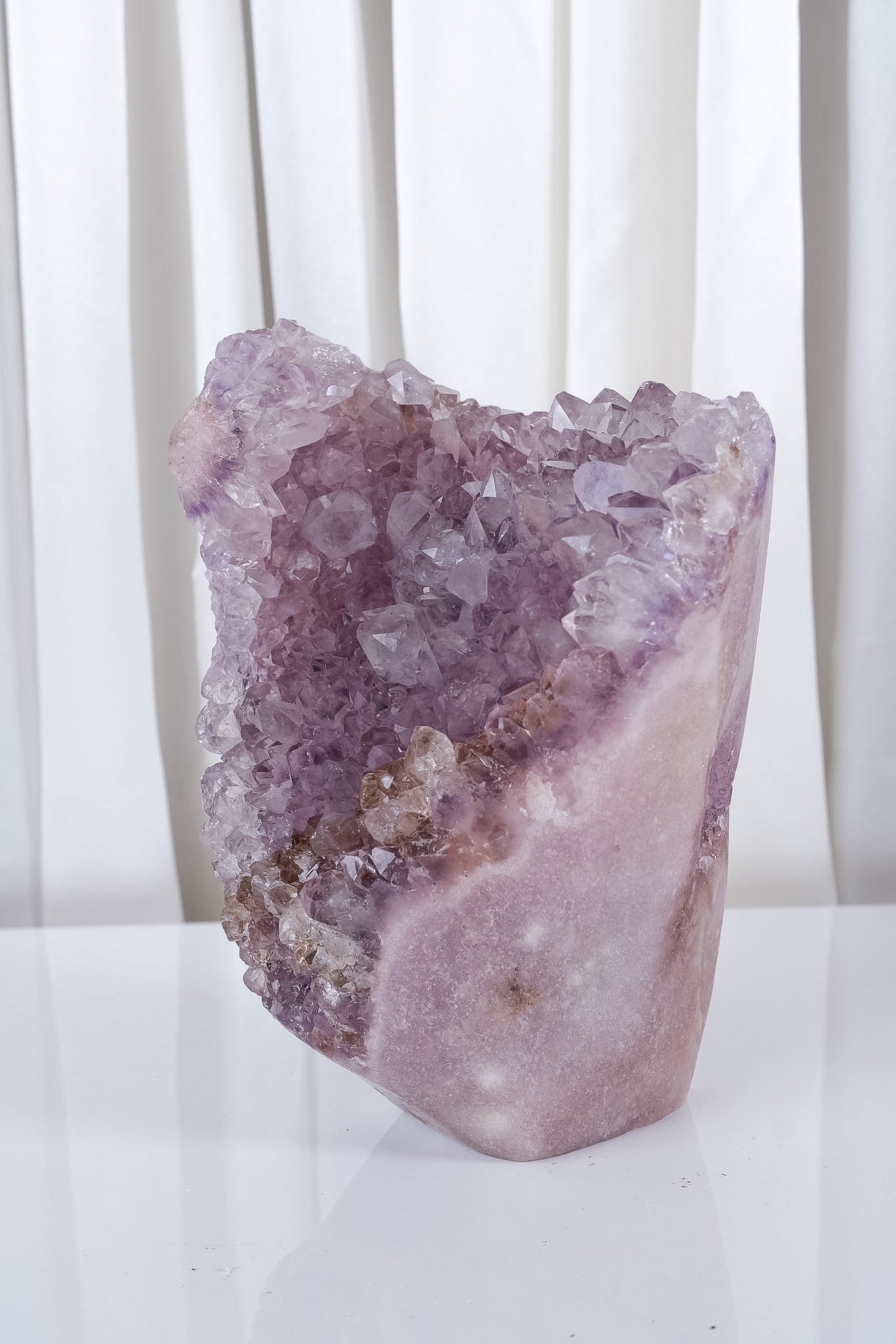 Pink Amethyst Cutbase Cluster