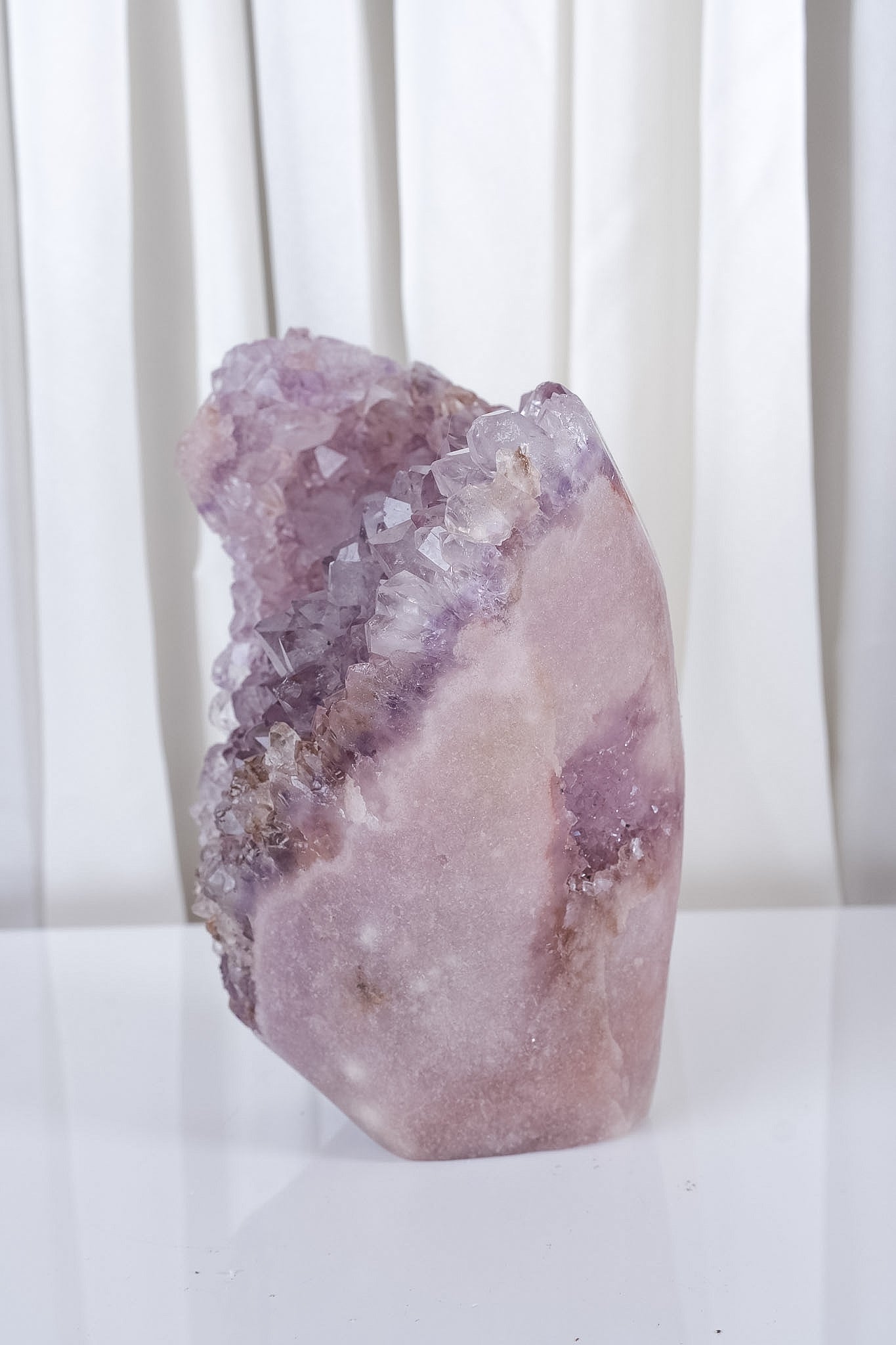 Pink Amethyst Cutbase Cluster