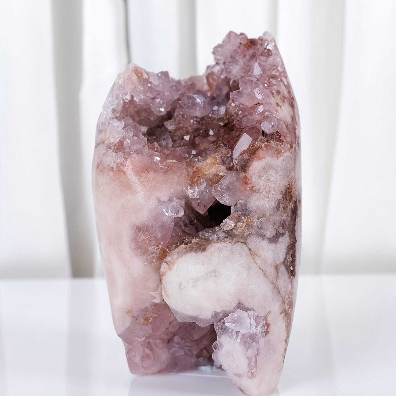 Pink Amethyst Cutbase Cluster