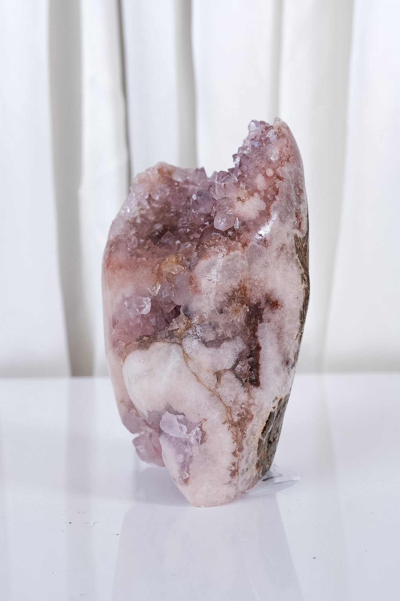 Pink Amethyst Cutbase Cluster