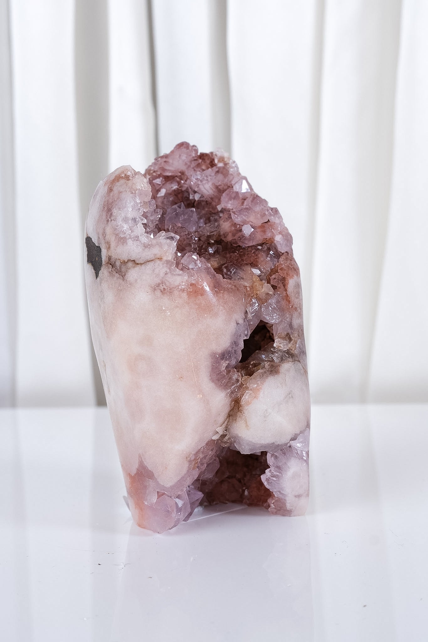 Pink Amethyst Cutbase Cluster