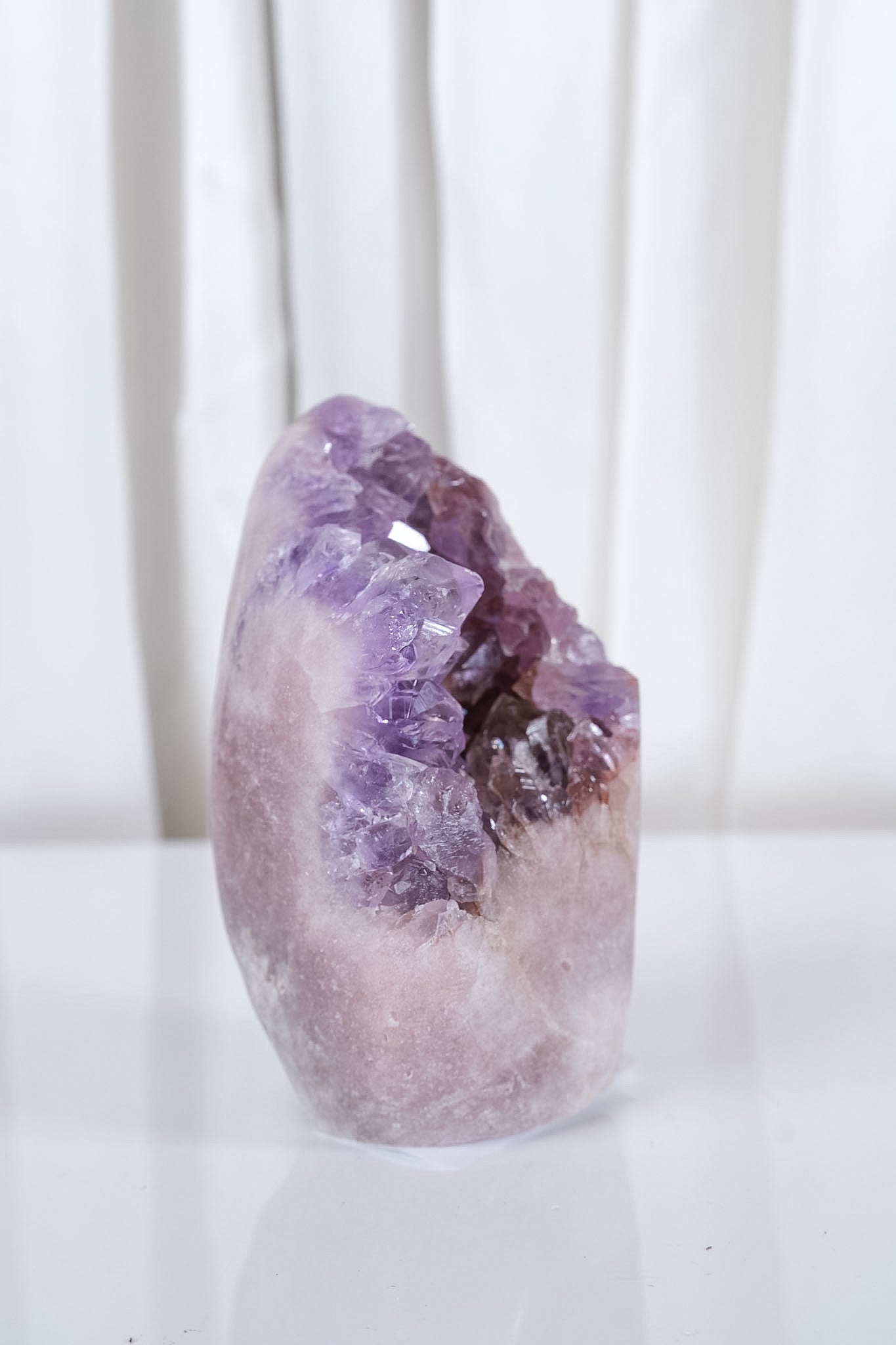Pink Amethyst Cutbase Cluster