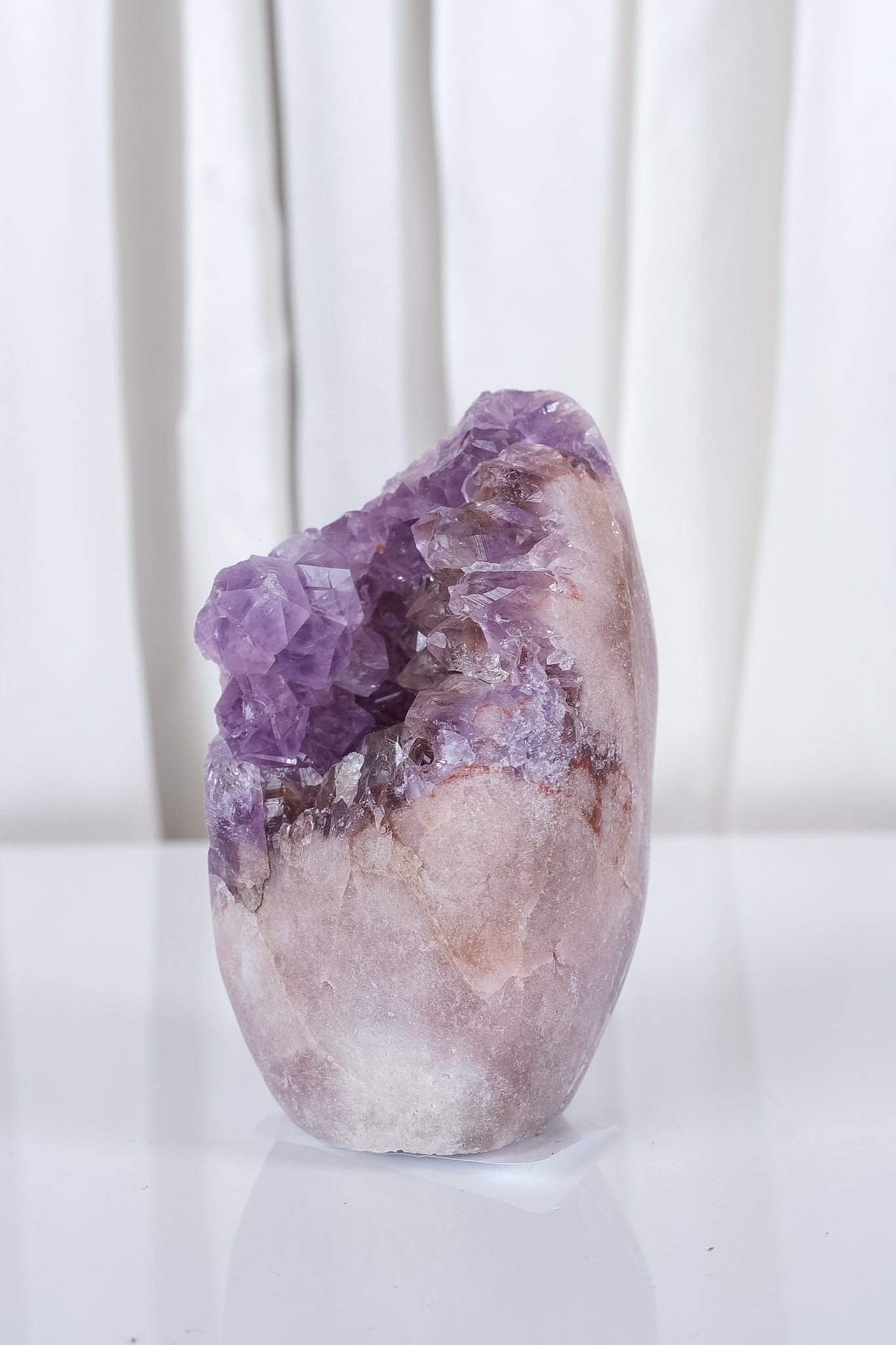 Pink Amethyst Cutbase Cluster