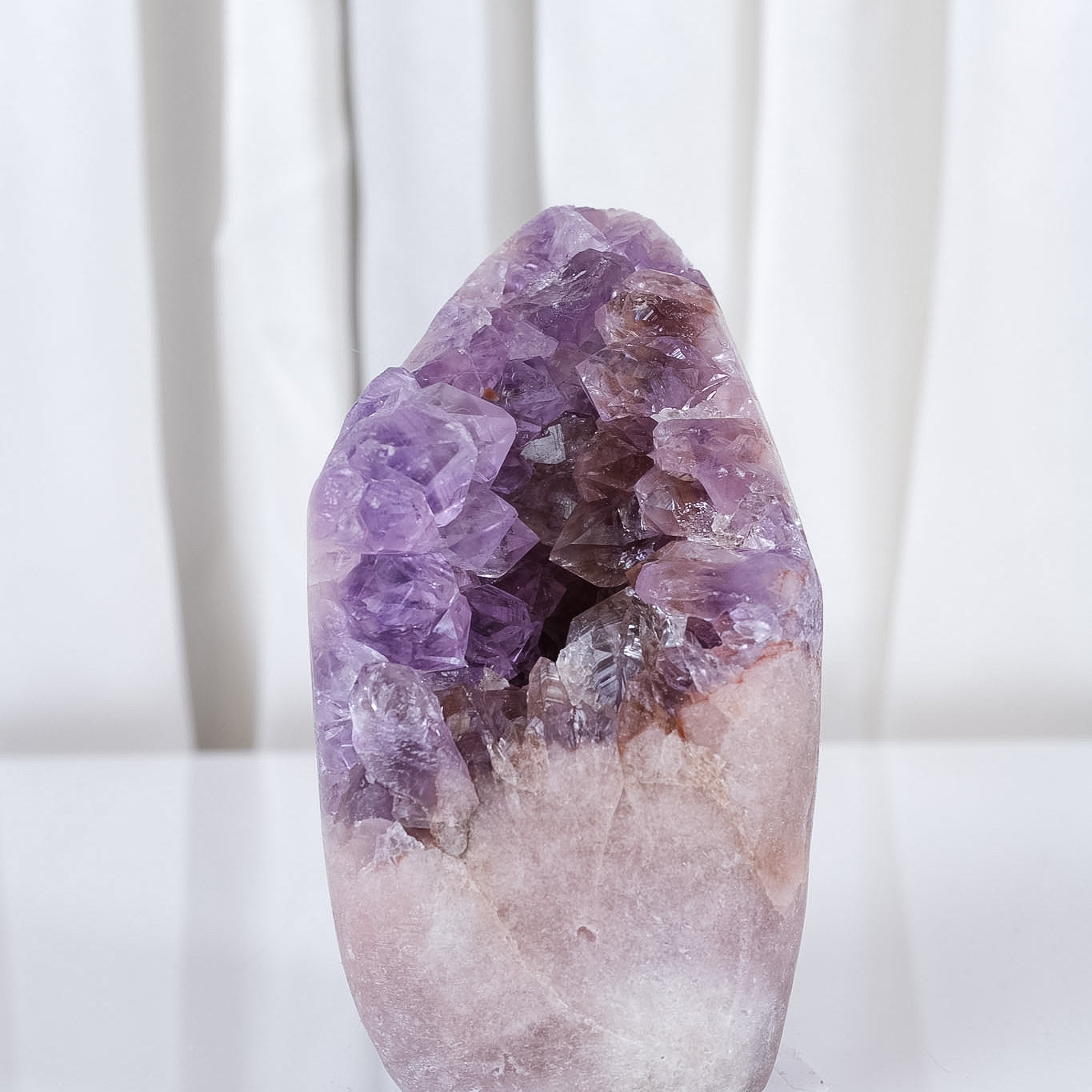 Pink Amethyst Cutbase Cluster
