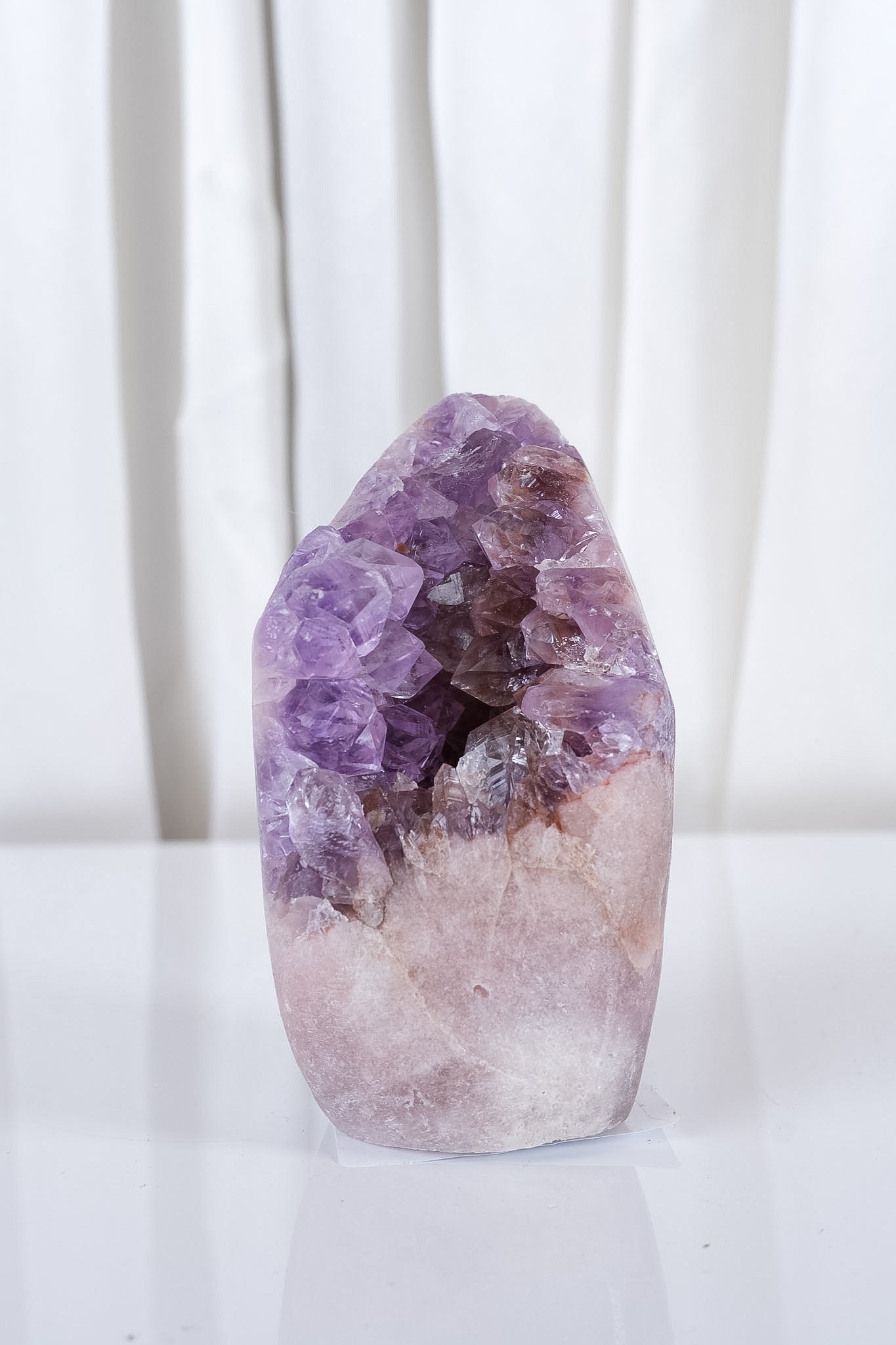 Pink Amethyst Cutbase Cluster