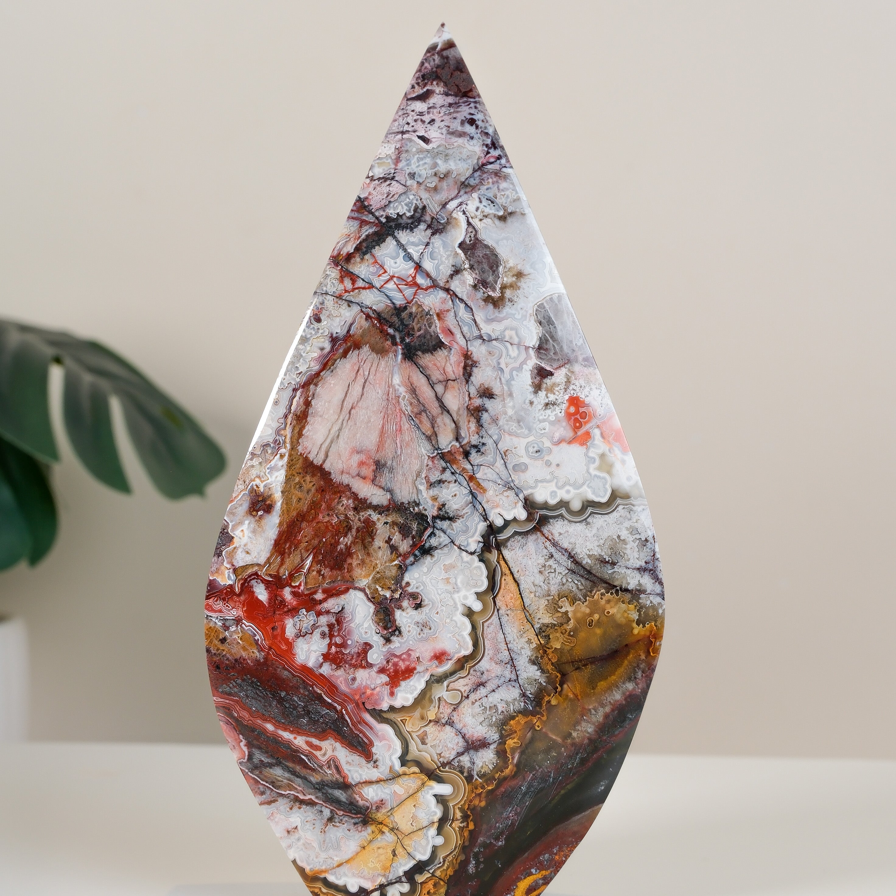Crazy Lace Agate Flame