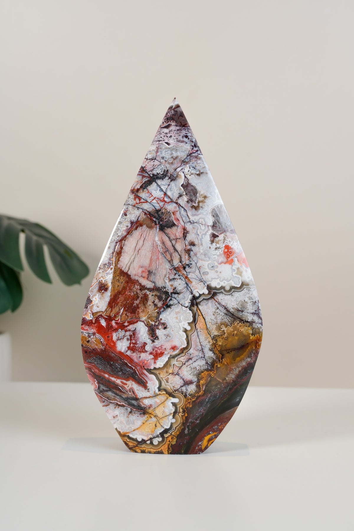 Crazy Lace Agate Flame