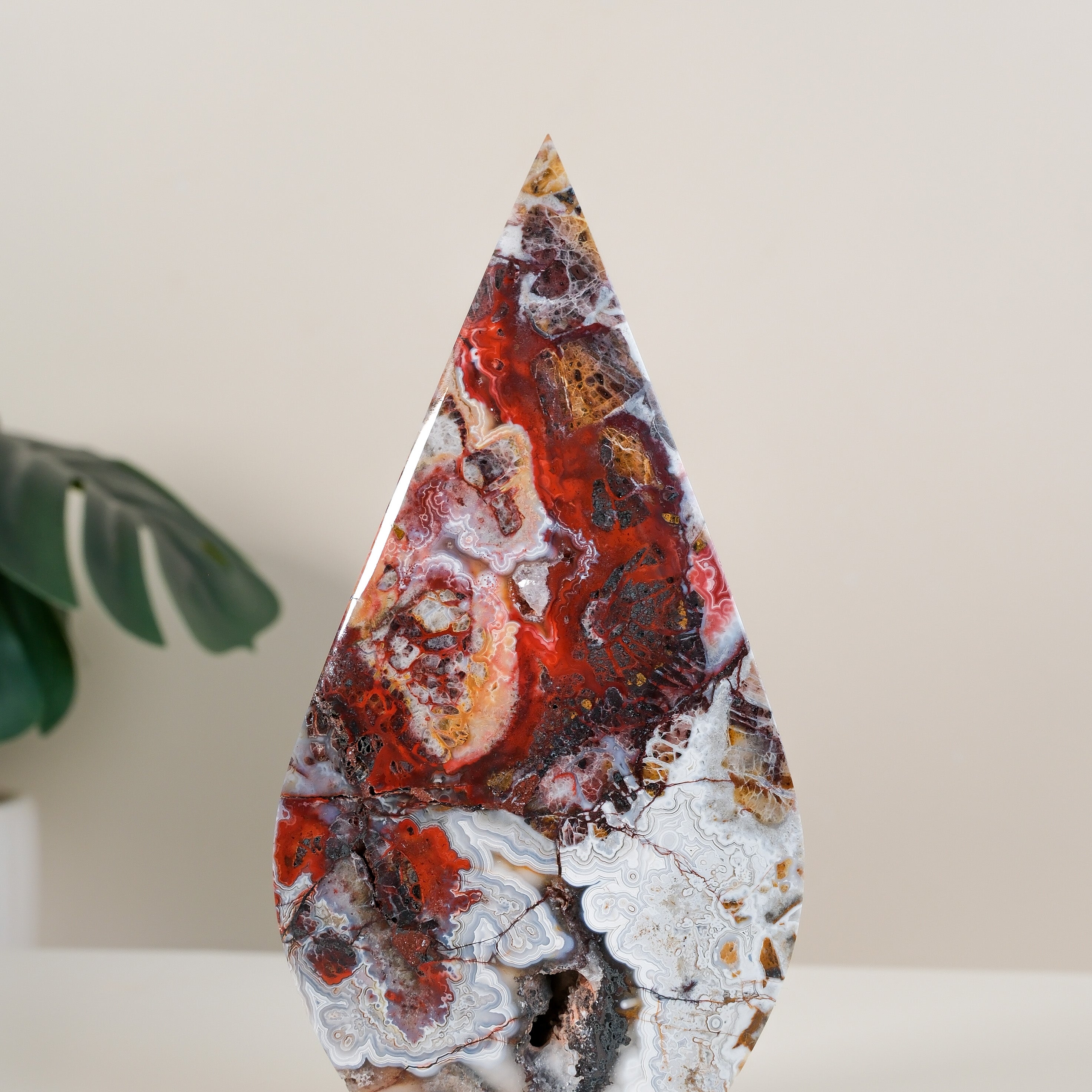 Crazy Lace Agate Flame