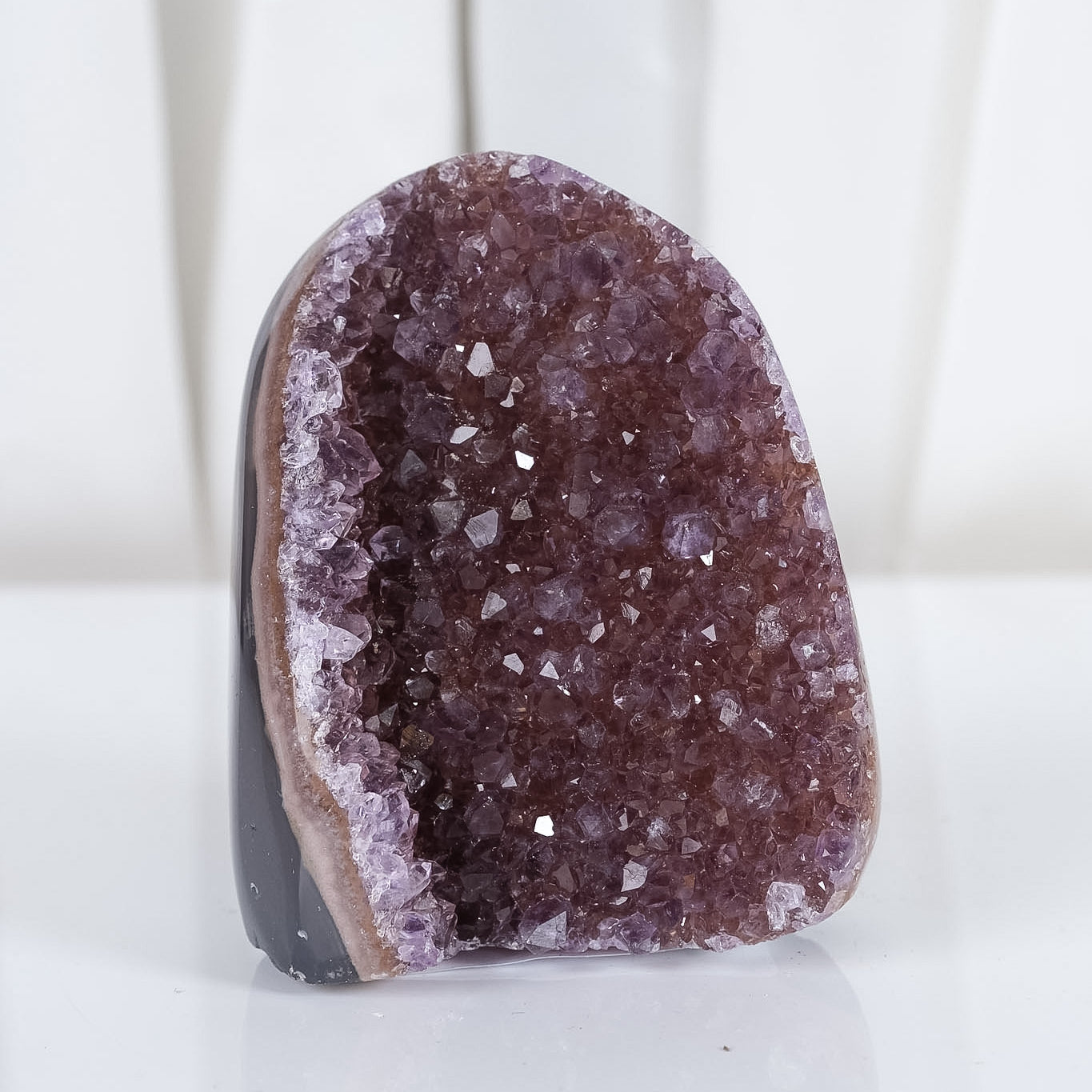 Uruguayan Amethyst Agate Cutbase Cluster