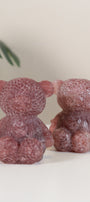 Strawberry Quartz Teddy Bear