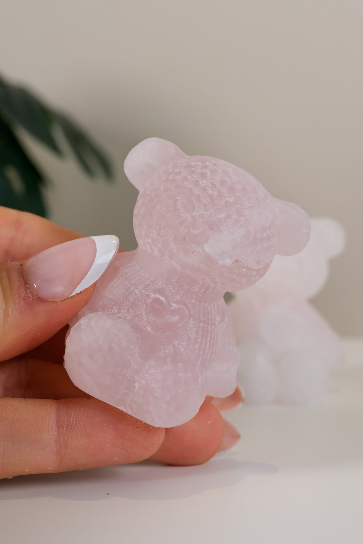 Rose Quartz Teddy Bear