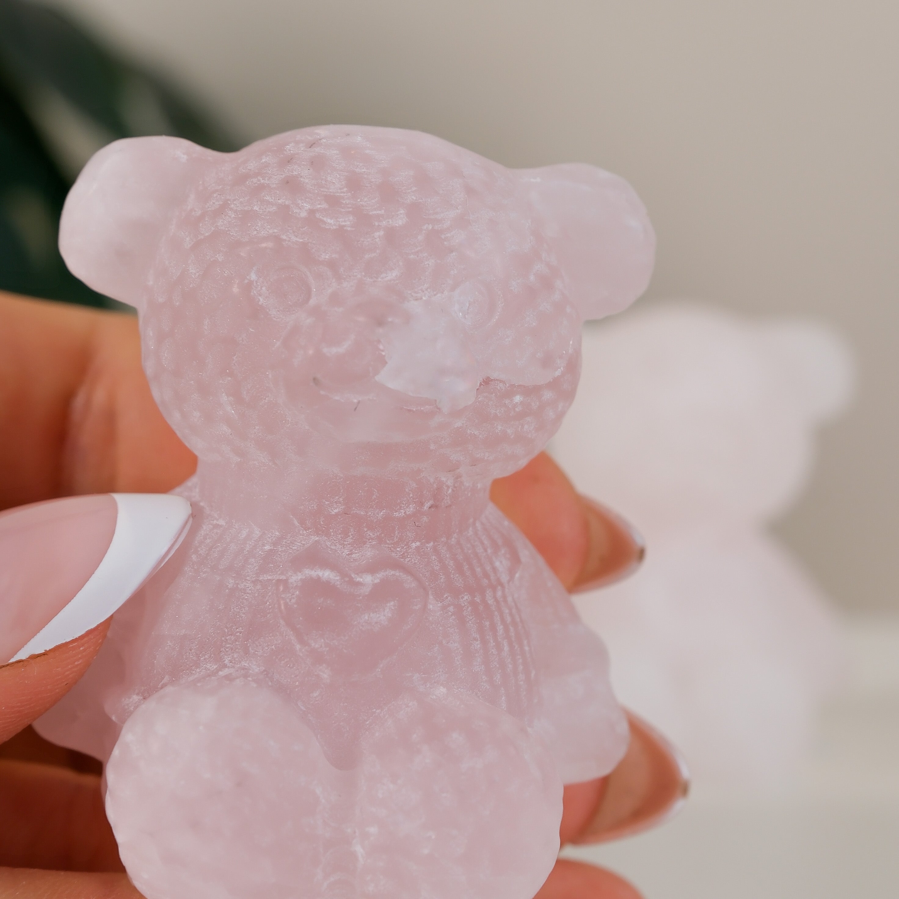 Rose Quartz Teddy Bear