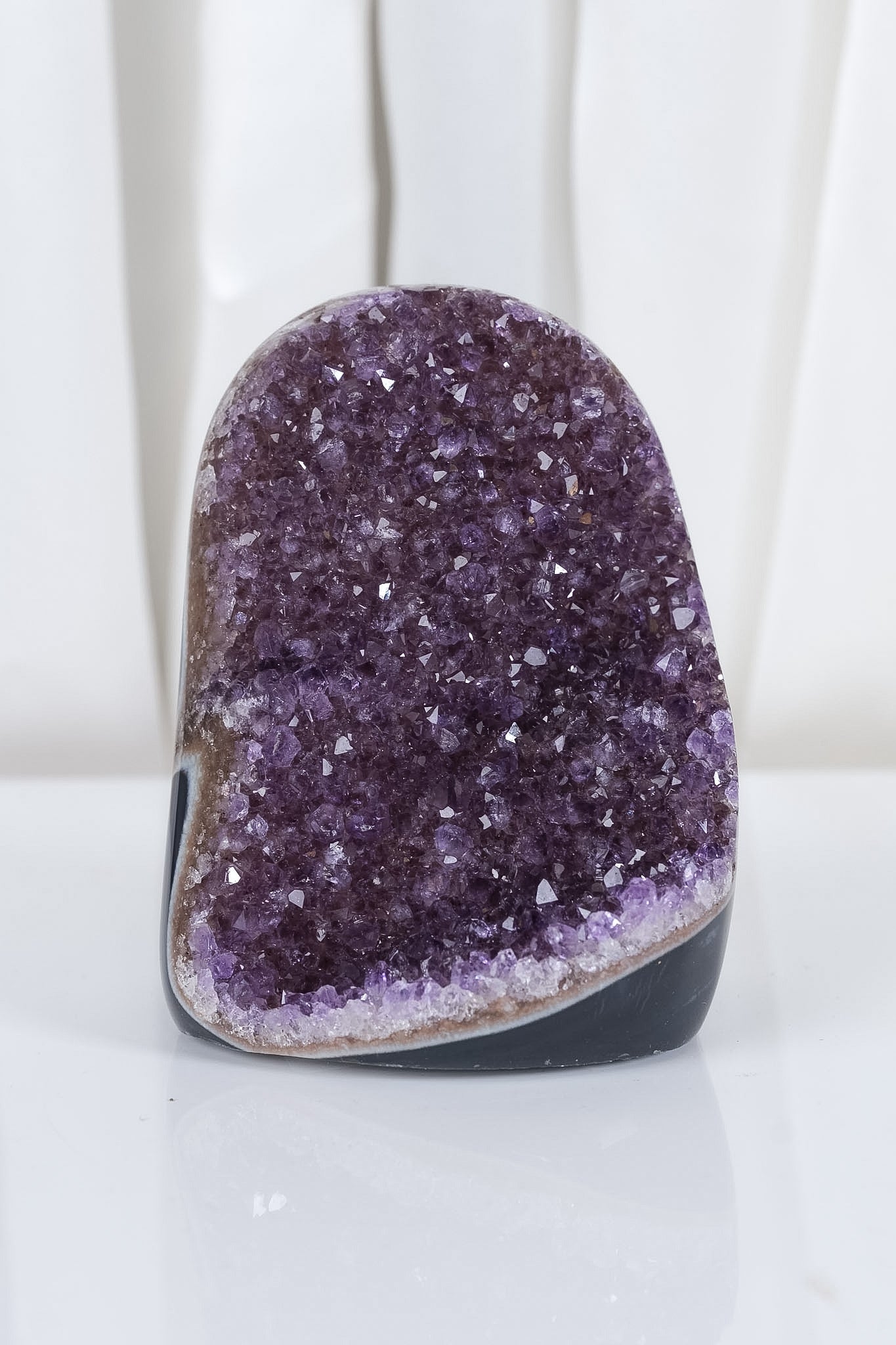Uruguayan Amethyst Agate Cutbase Cluster