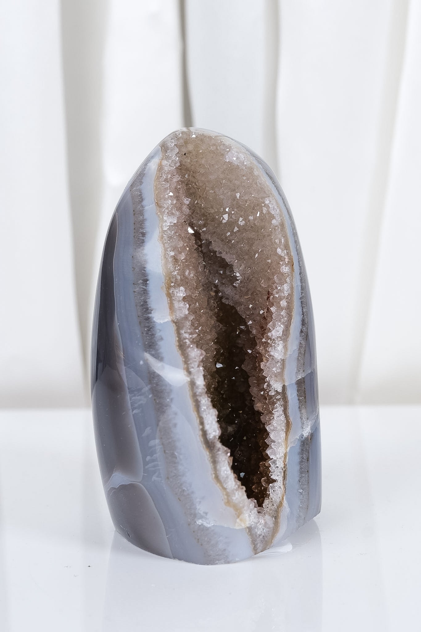Uruguayan Amethyst Agate Cutbase Cluster