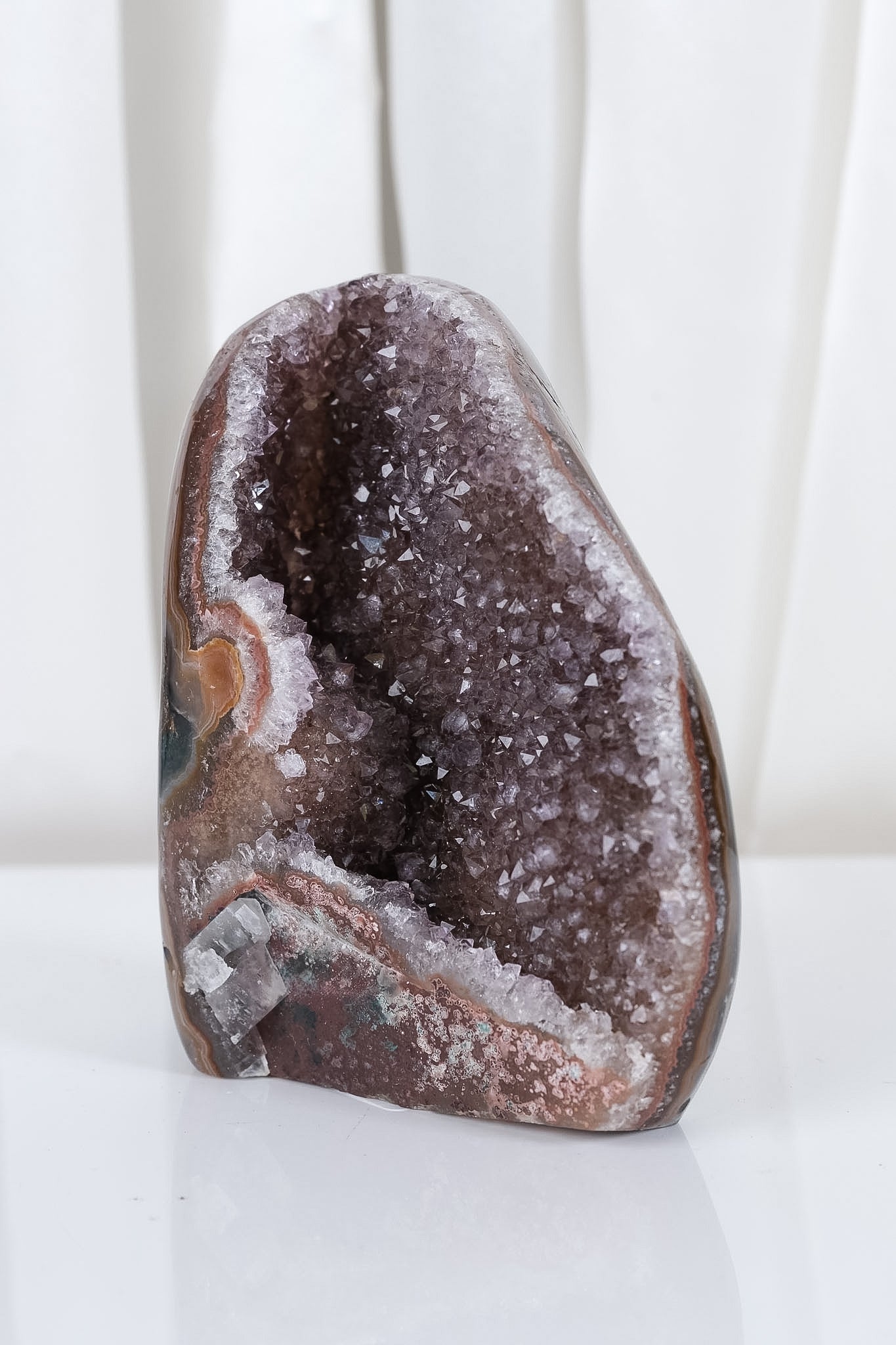 Uruguayan Amethyst Agate Cutbase Cluster