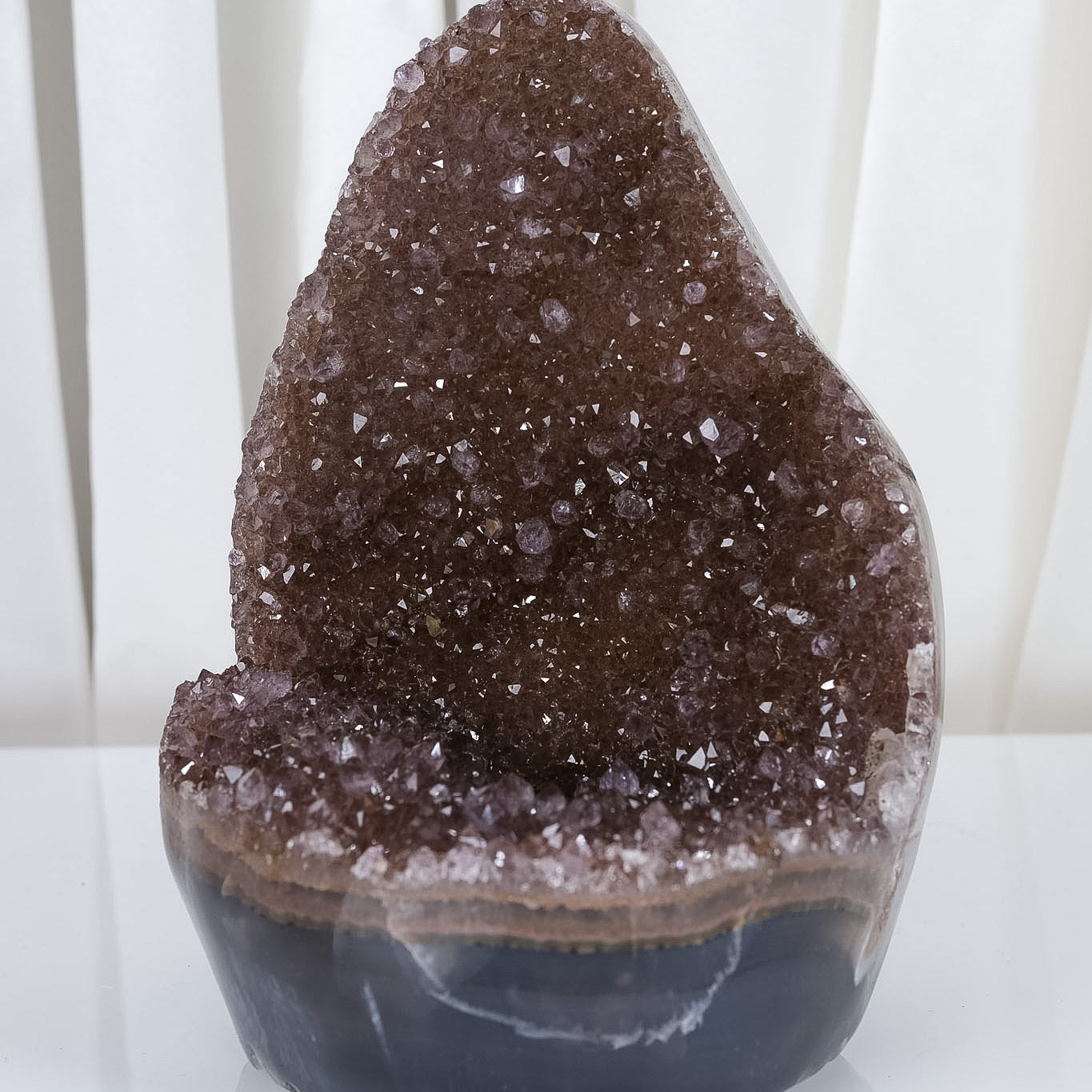 Uruguayan Amethyst Agate Cutbase Cluster