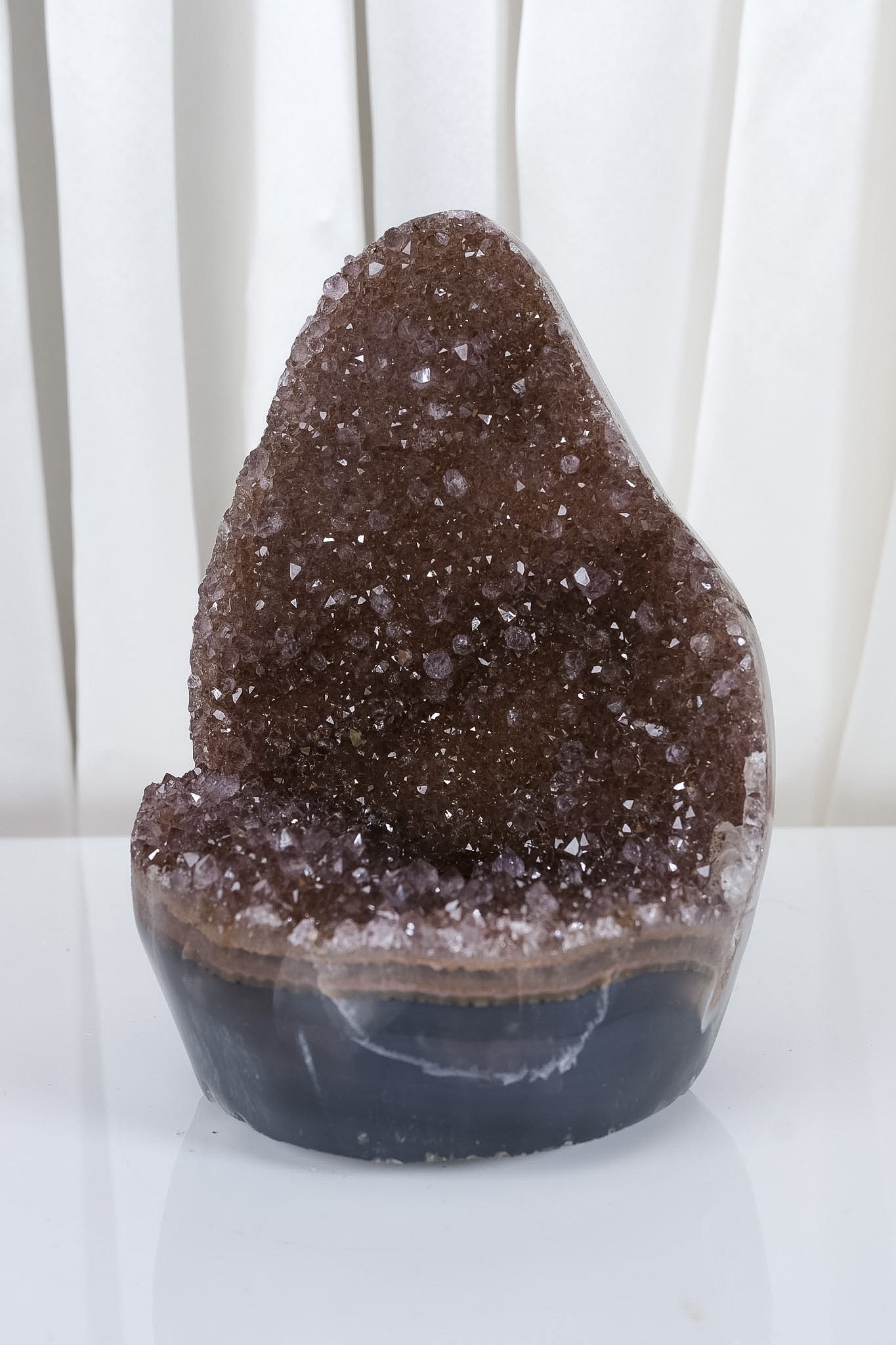 Uruguayan Amethyst Agate Cutbase Cluster