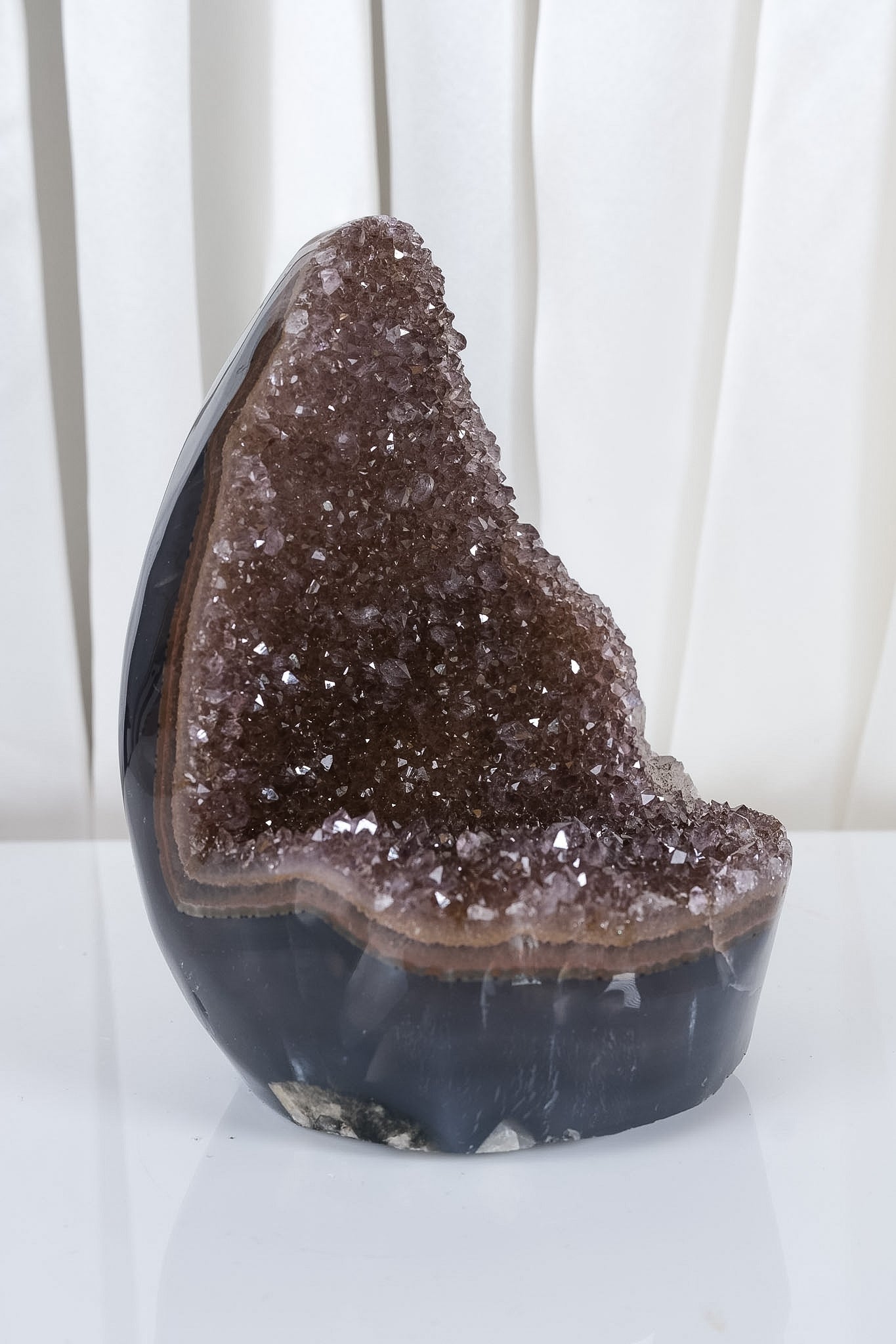 Uruguayan Amethyst Agate Cutbase Cluster