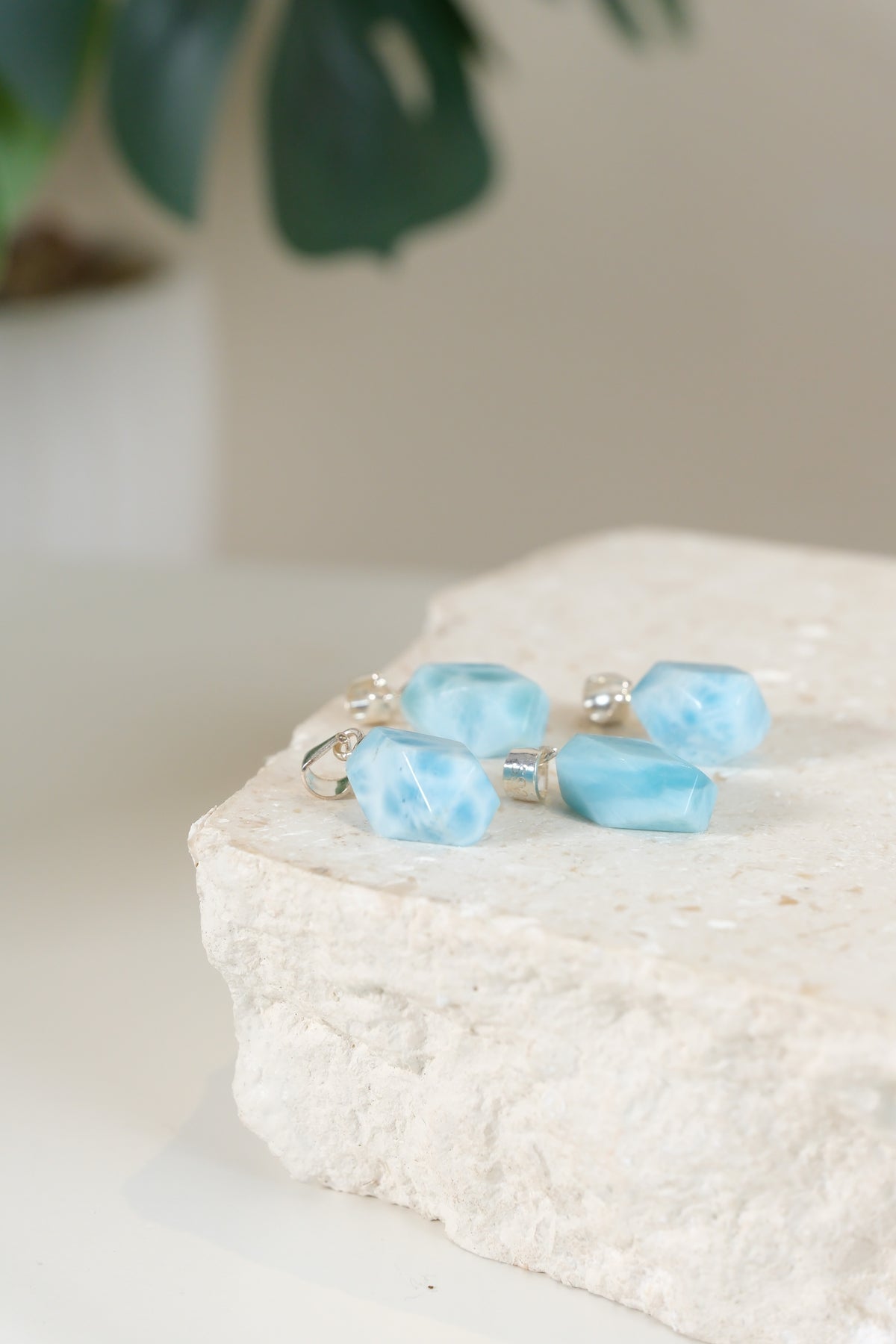 Larimar Pendant 925 Sterling Silver