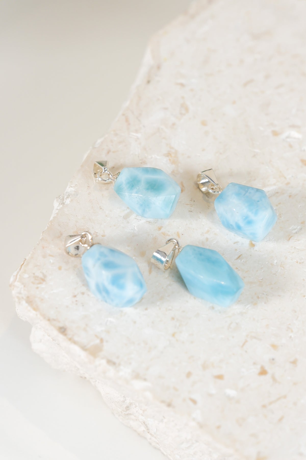 Larimar Pendant 925 Sterling Silver