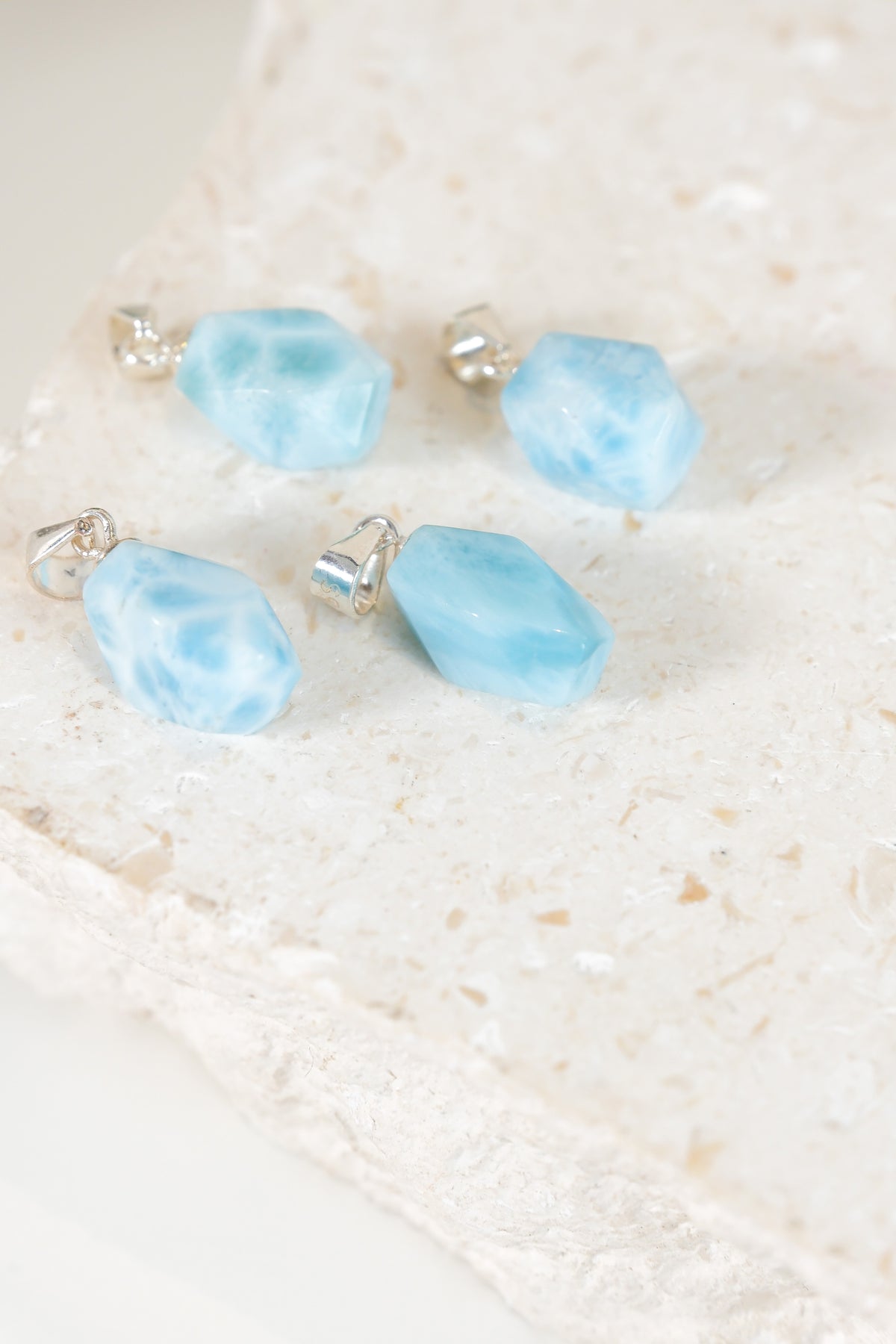 Larimar Pendant 925 Sterling Silver