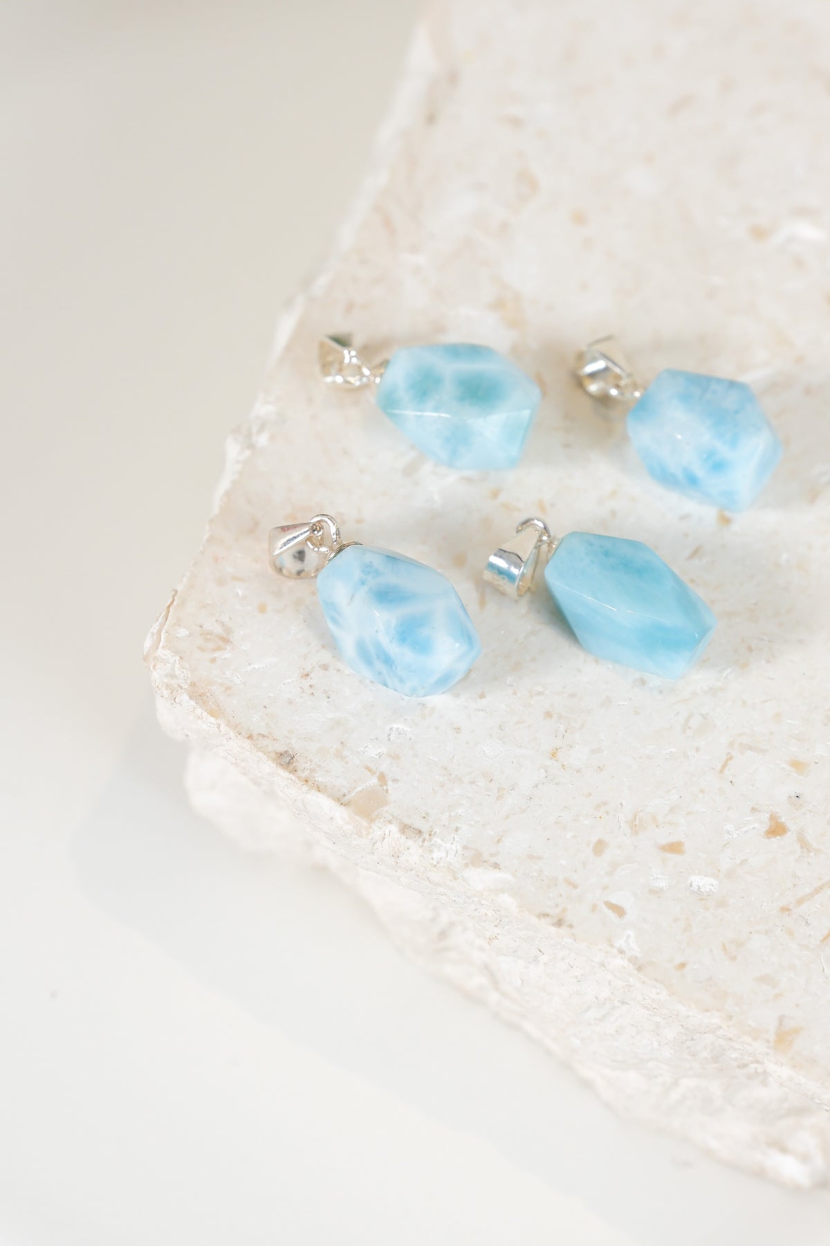 Larimar Pendant 925 Sterling Silver