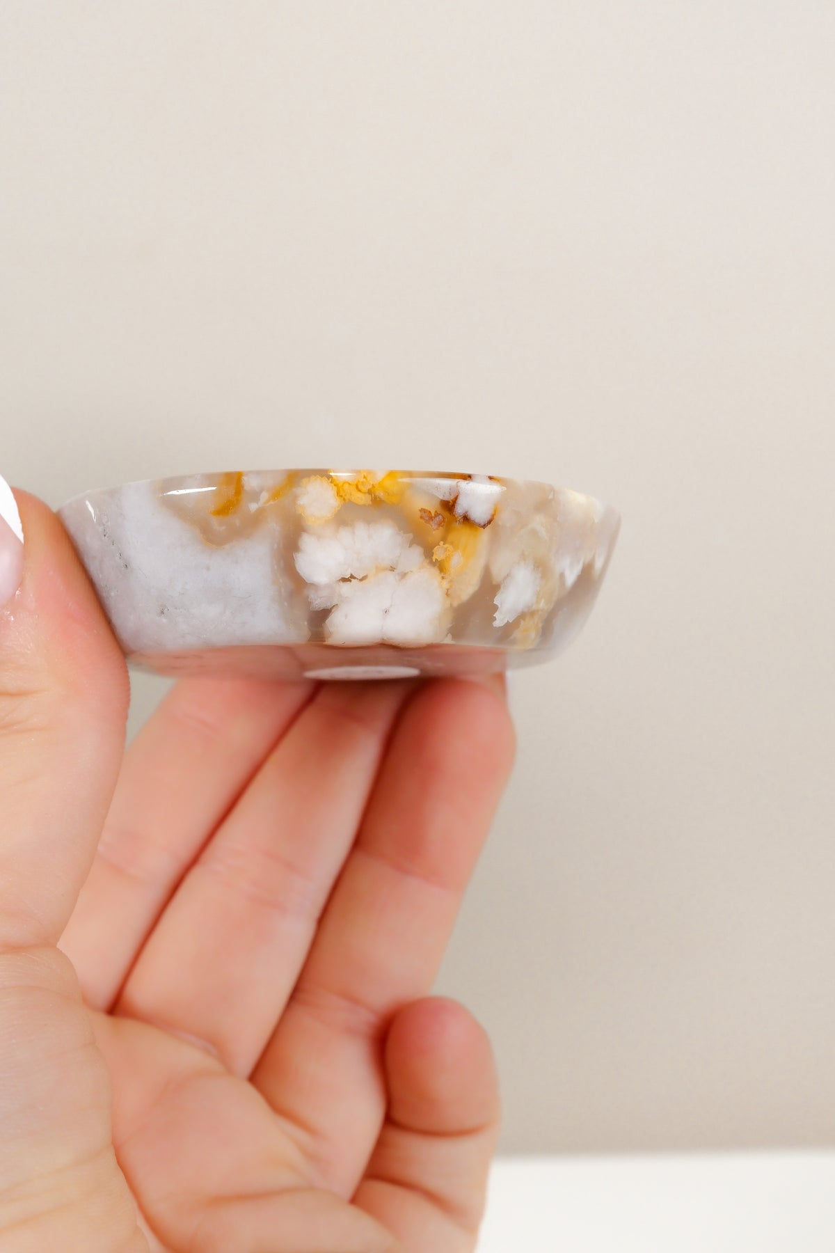 Flower Agate Bowl