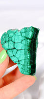Malachite Slice Healing Crystal.