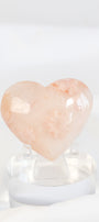 Carnelian Flower Agate Heart