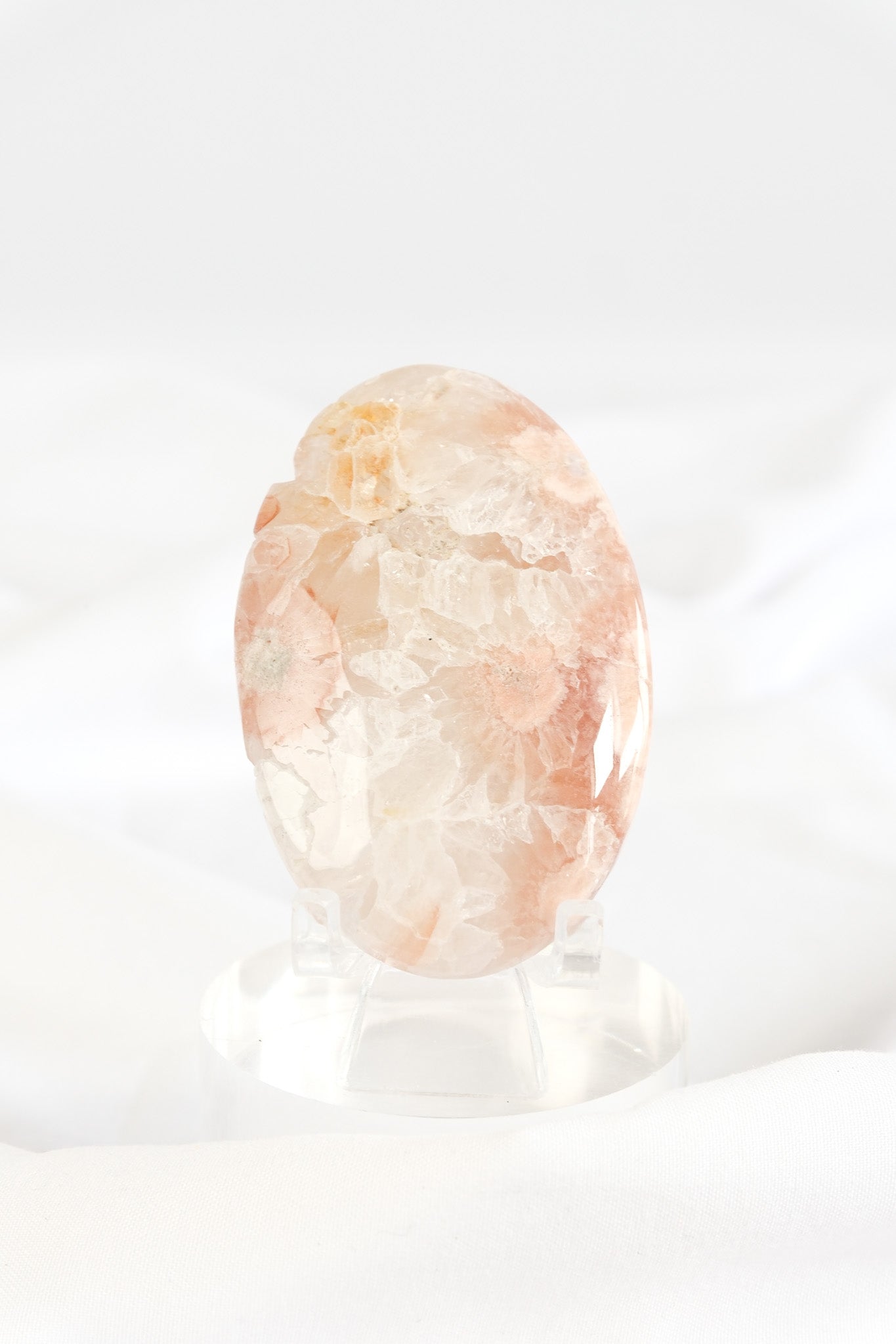 Flower Agate Palmstone