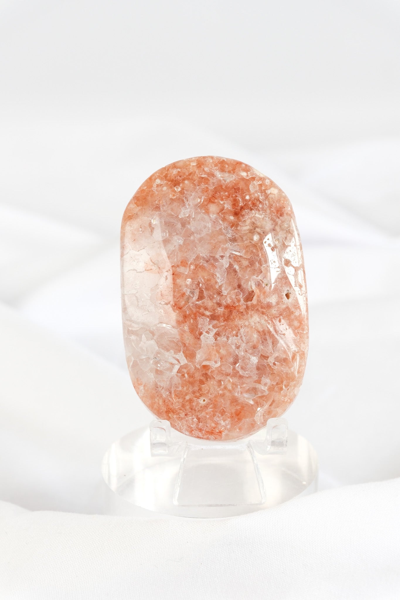 Flower Agate Palmstone