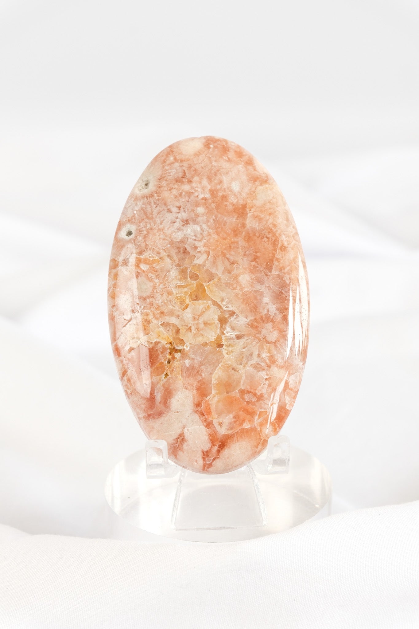 Flower Agate Palmstone