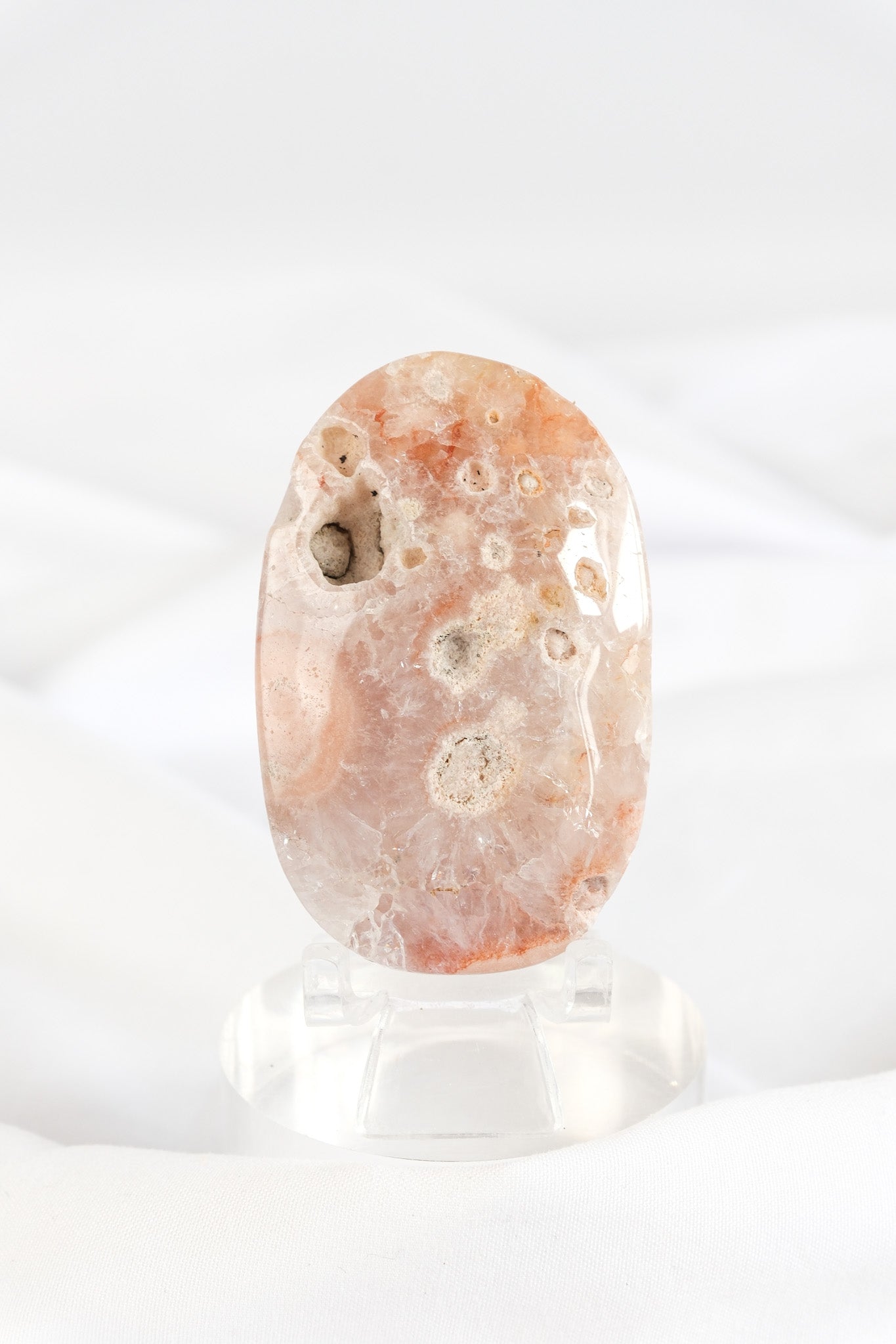 Flower Agate Palmstone