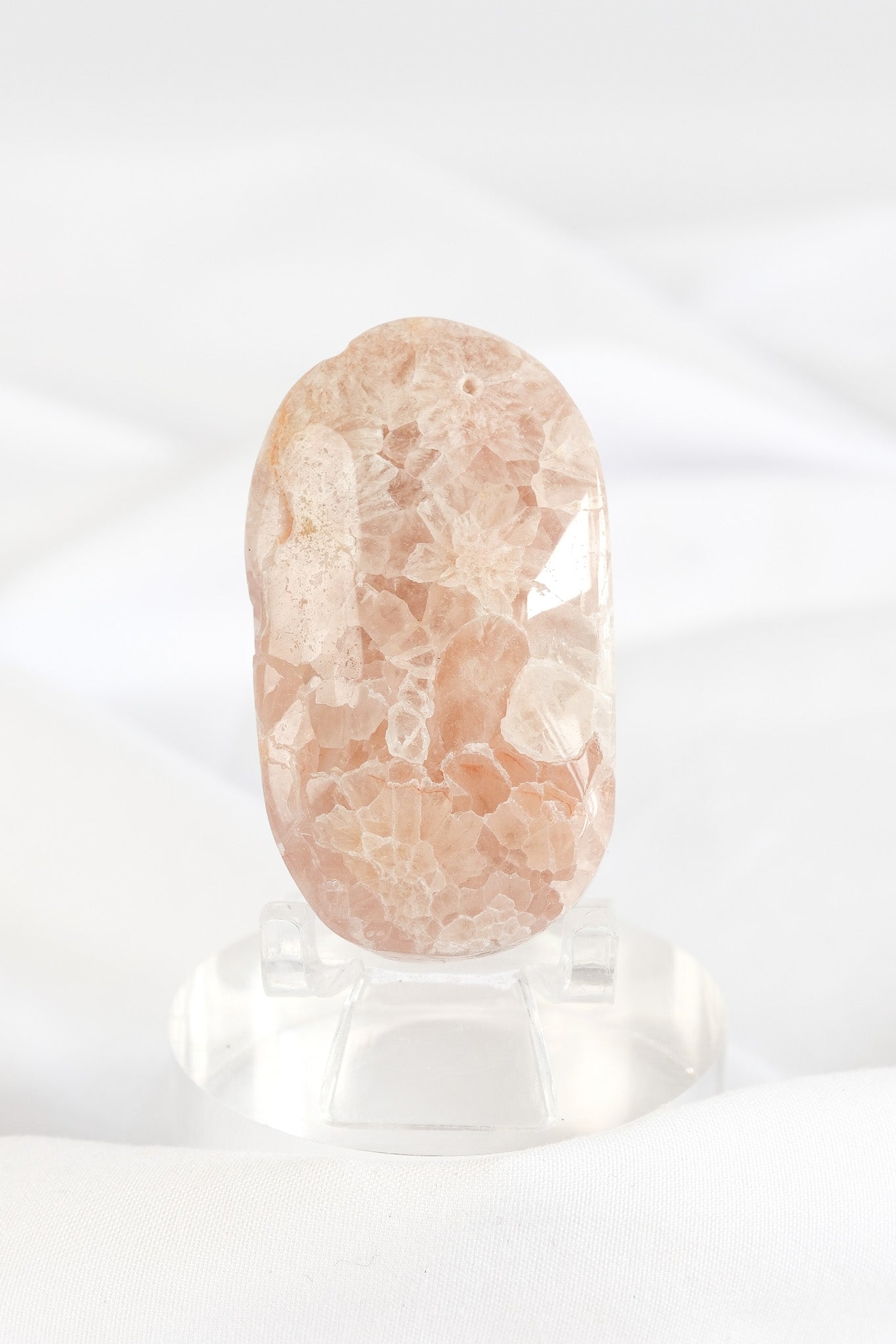 Flower Agate Palmstone