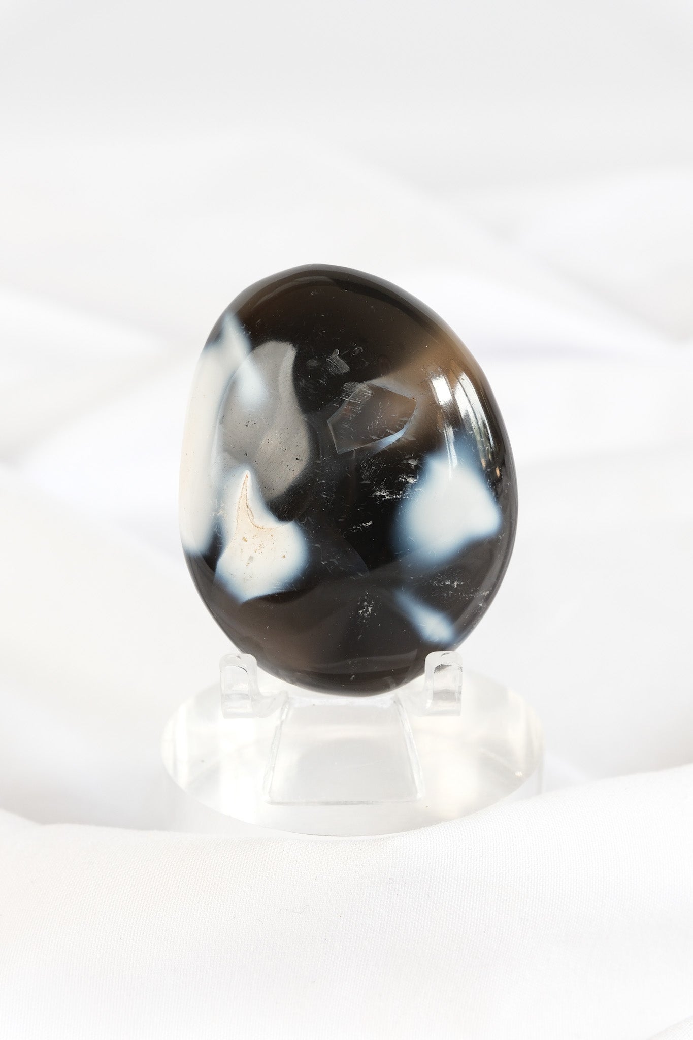 Orca Agate Palmstone