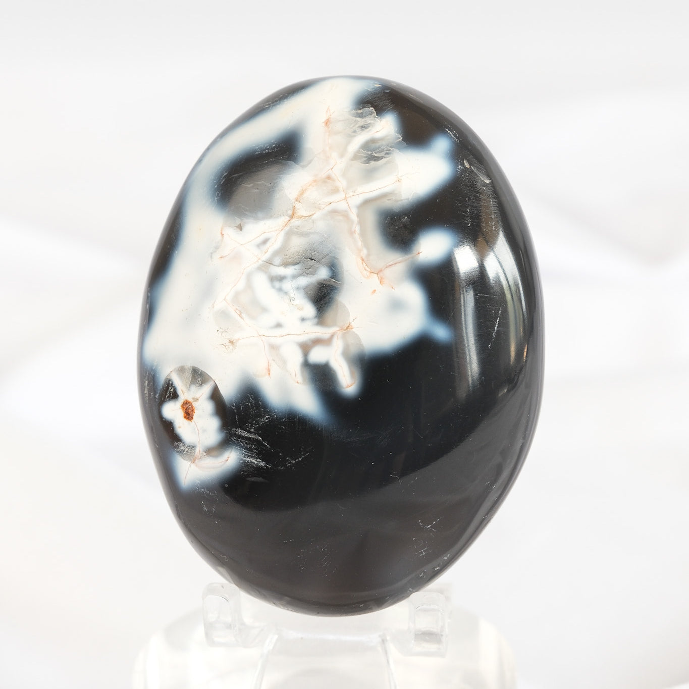 Orca Agate Palmstone