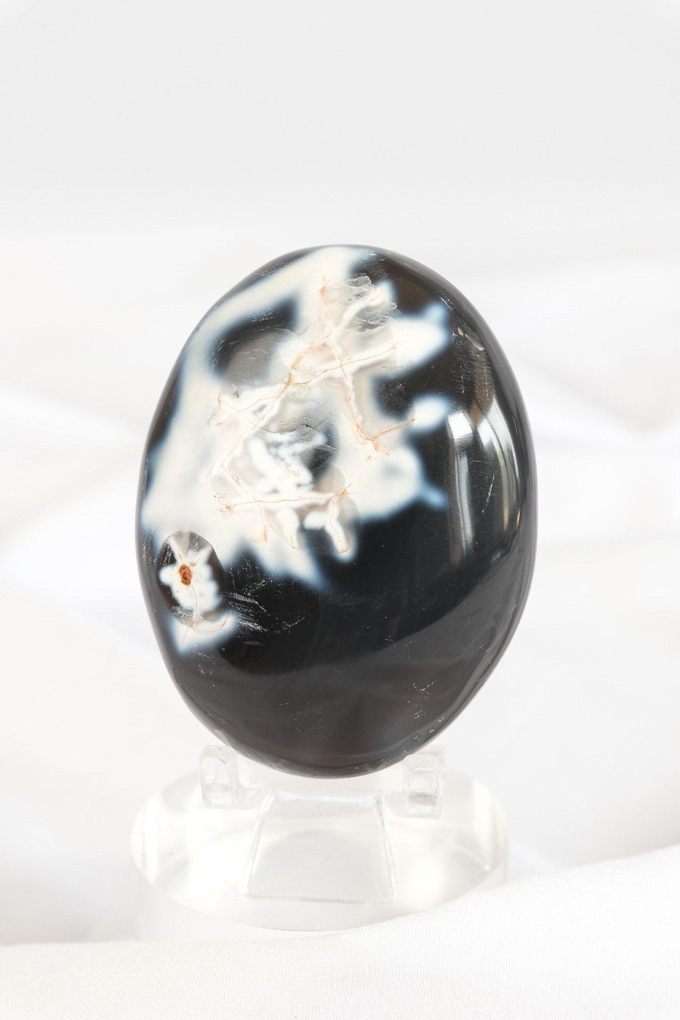 Orca Agate Palmstone