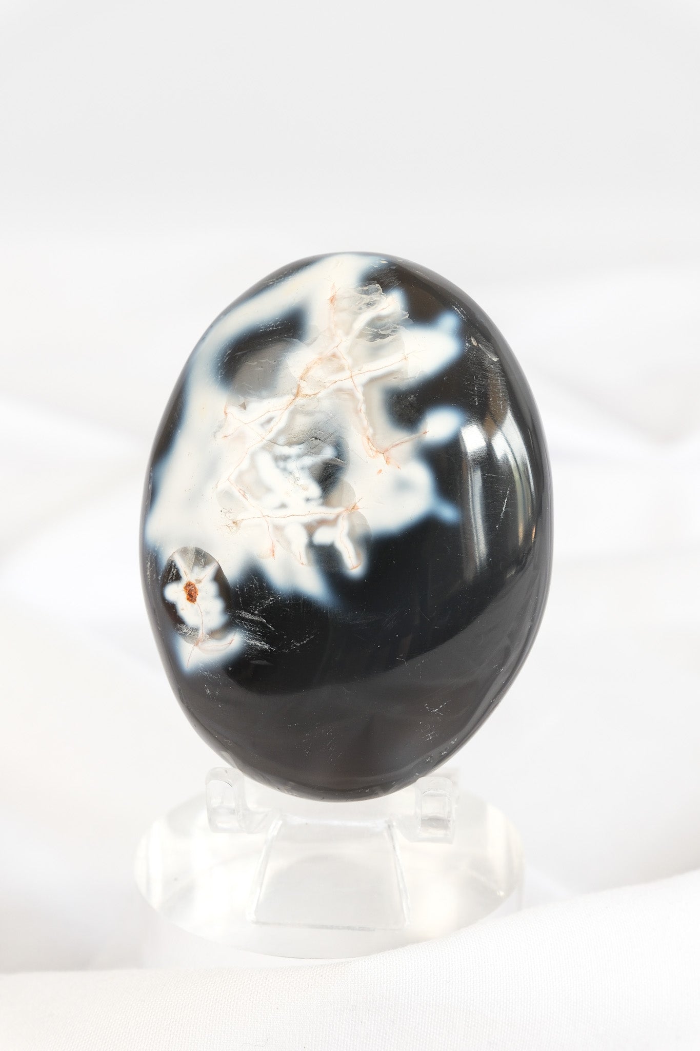 Orca Agate Palmstone